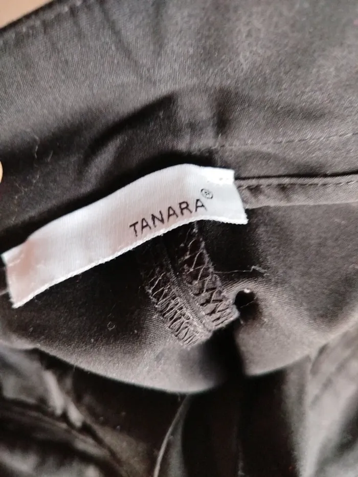 Pantalon noir style 7/8 femme Tanara taille L - photo numéro 7