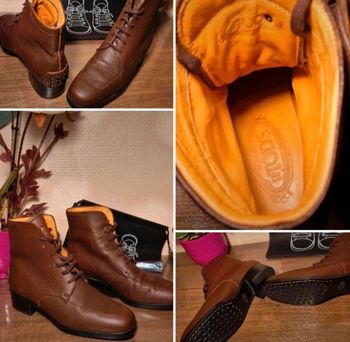 Tod's Bottine Winter Gommino femme en Cuir _  Taille 36,5