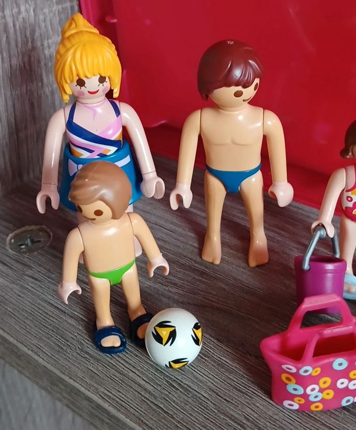 Famille plage playmobil - photo numéro 3