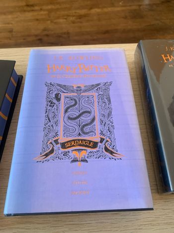Lot de 6 livres Harry Potter maison serdaigle 