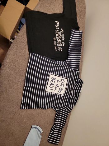 Lot de 2 t-shirt manches longues