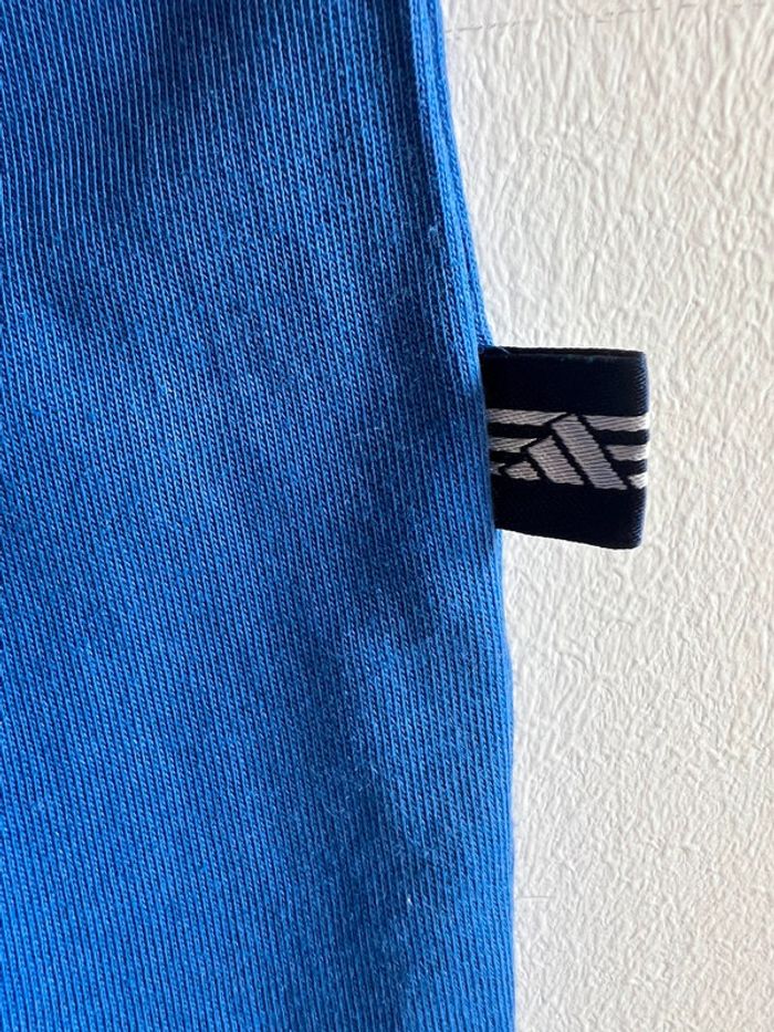 Polo de sport Adidas vintage taille L couleur bleu & vert. - photo numéro 3