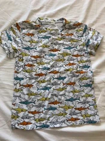 T-shirt requin 10 ans garçon