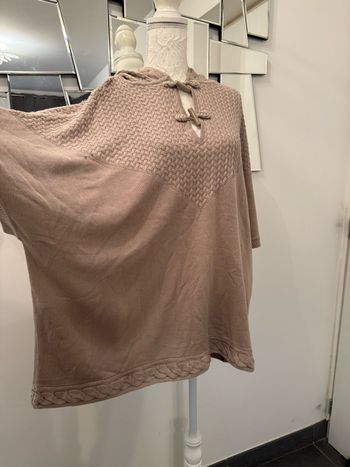 Poncho avec capuche Tissaia 42/44