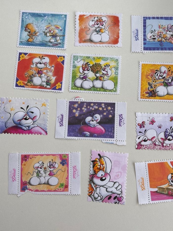 Lot de 12 timbres diddl - ancienne collection - vintage - années 2000 - photo numéro 6