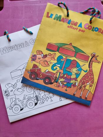 Le manège à colorier