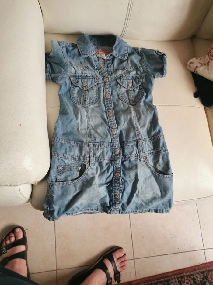 Petite robe en jean Now en 8 ans pressions - photo numéro 4