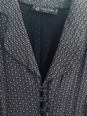 Belle robe longue vintage taille 42 petits motifs