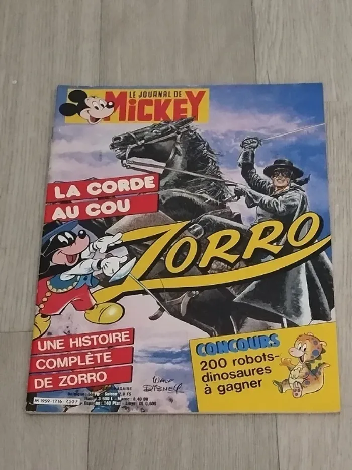 Lot Vintage 7 magazines Journal de Mickey année 1985 L063 - photo numéro 10