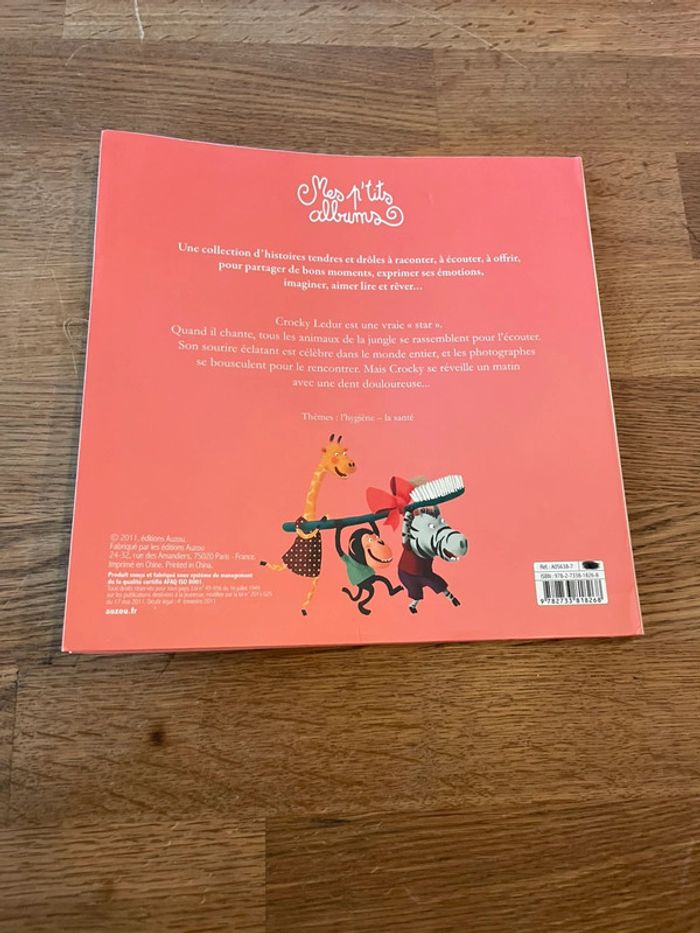 Livre Mes p’tits Albums Crocky le crocodile a mal aux dents - photo numéro 3