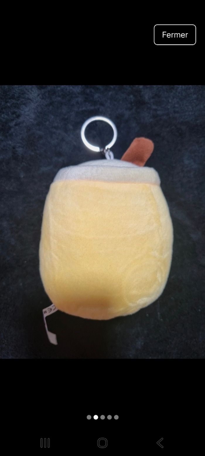 Porte-Clé Peluche Bubble Tea - photo numéro 2