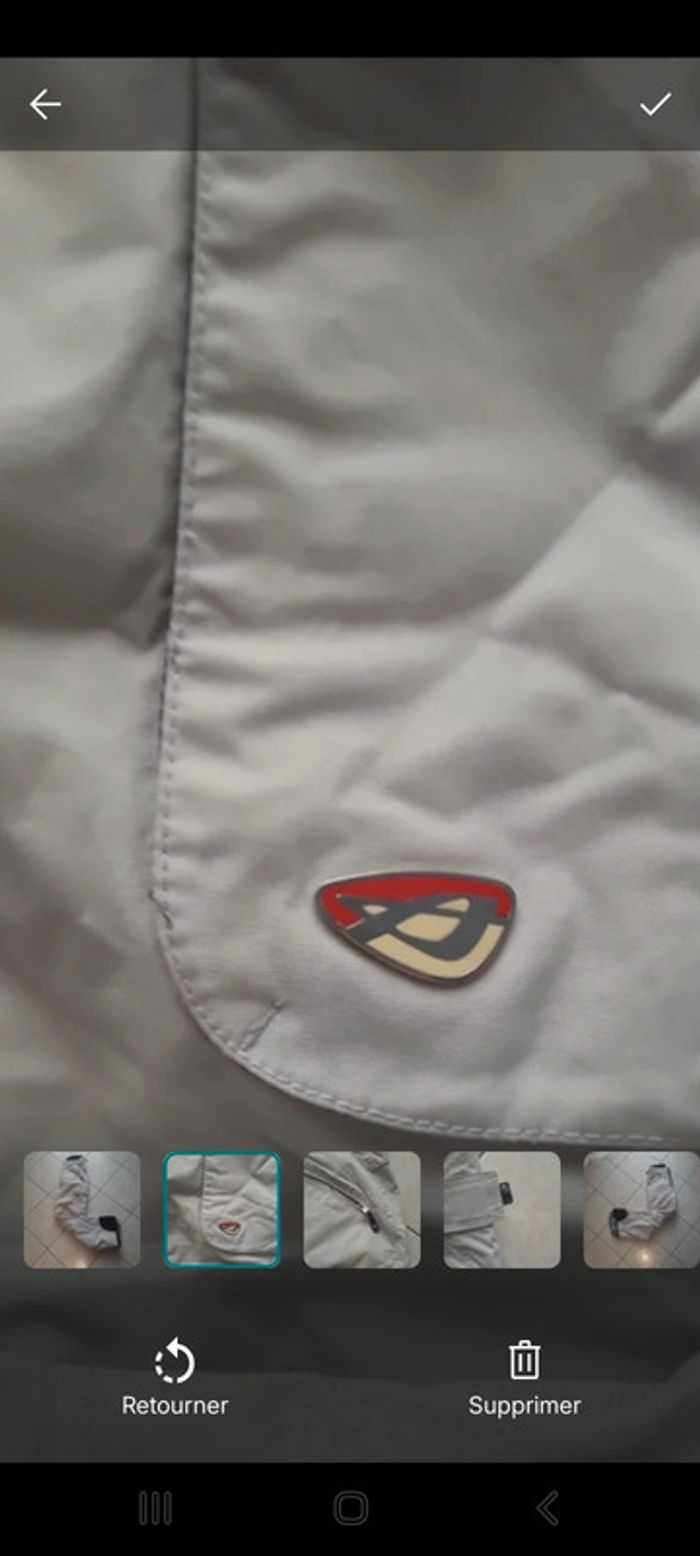 Pantalon de Ski Orage / Taille M / Gris / Bon état - photo numéro 2