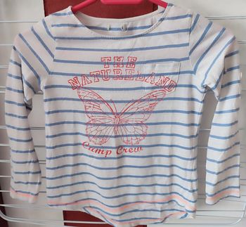 Haut manches longues fille 8 ans