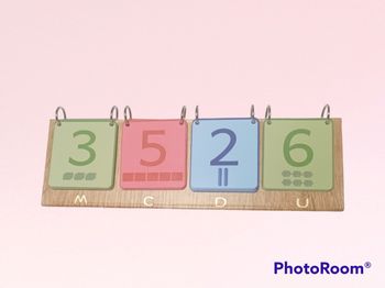 Chevalet des nombres ( système décimal )