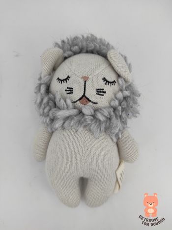 Doudou Lion Gris Konges Slojd