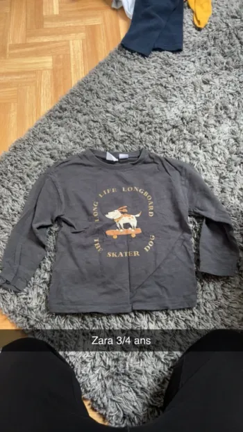 TEE shirt Zara 3/4 ans