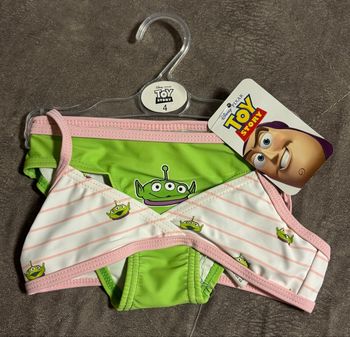 Maillot de bain 2 pièces Toy story taille 4 ans Disney Neuf