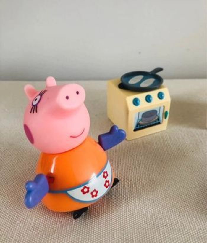 Peppa Pig 5 Pièces Cuisine Playset chef cuisinier - photo numéro 3