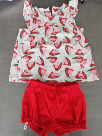 Ensemble été 12 mois pastèque