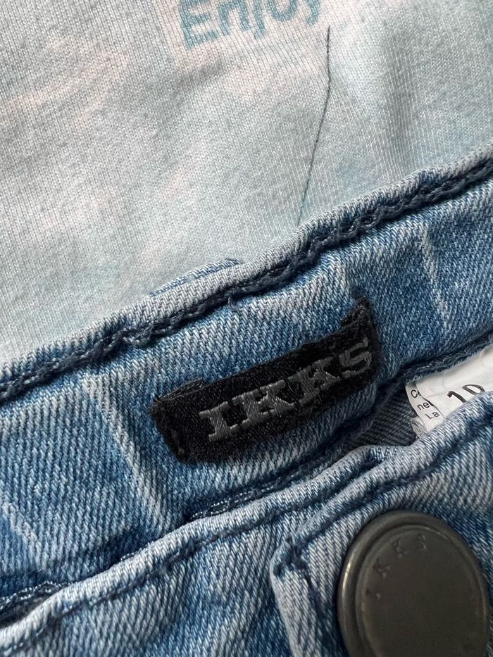 Lot ikks bermuda short jean tee shirt - photo numéro 2