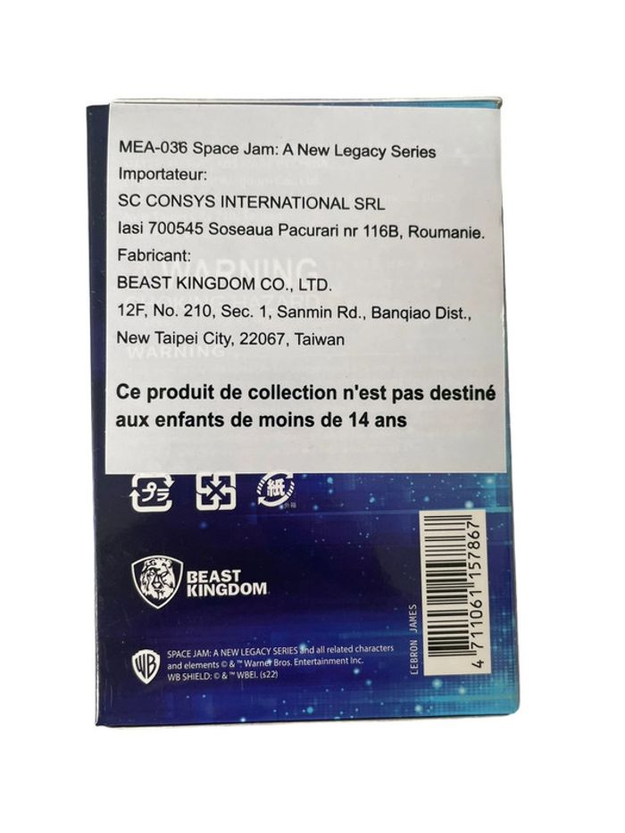 Figurine Mini Egg Attack Space Jam A New Legacy LeBron James Beast Kingdom neuf - photo numéro 4