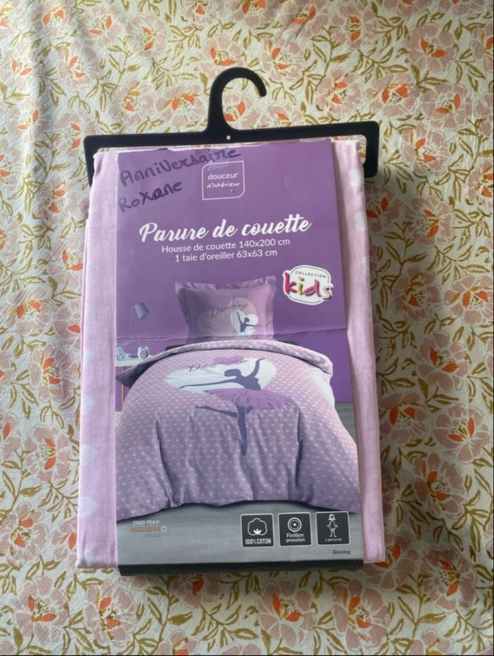 Parure de lit ballerine - neuve
