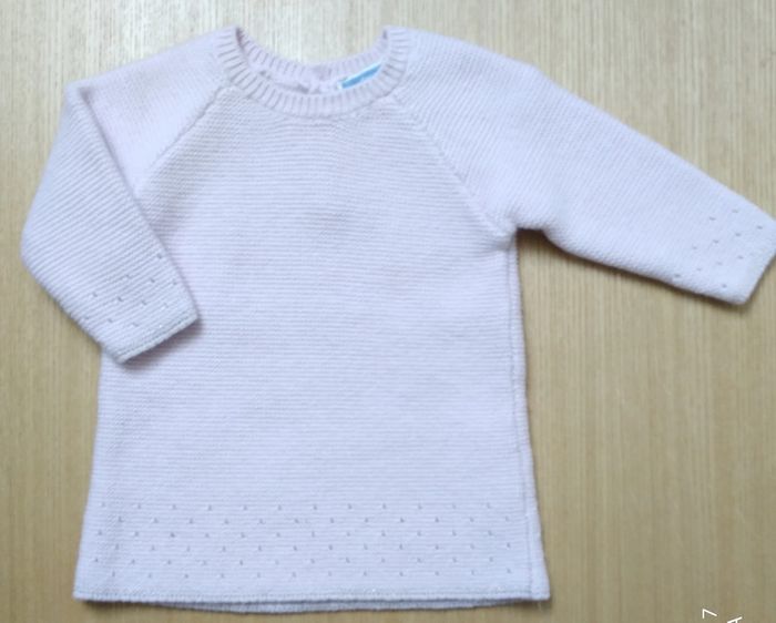 Jacadi robe laine coton rose 6 mois