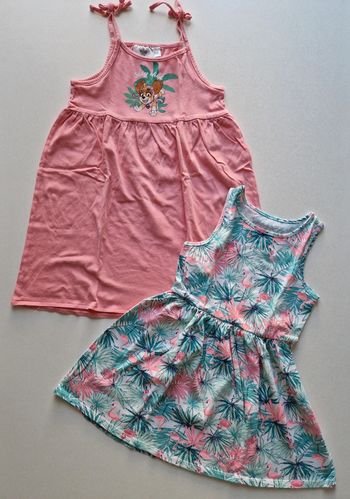 2 robes été stella et flamand rose en 5 ans