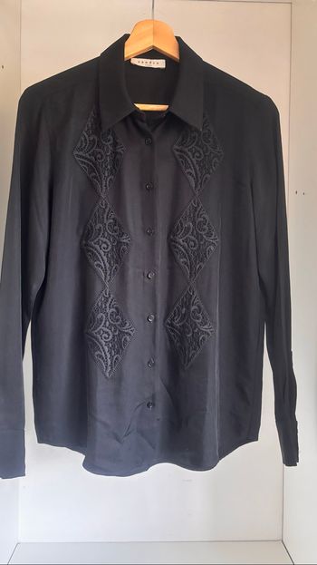 Chemise noire Sandro
