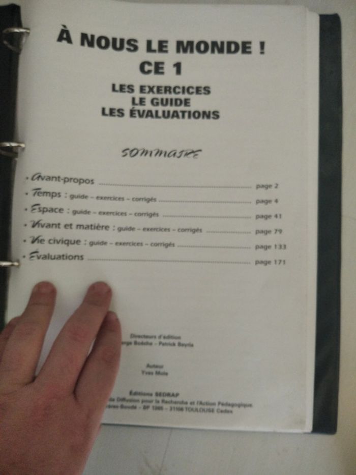 A nous le monde CE1 fichier photocopiable - photo numéro 3