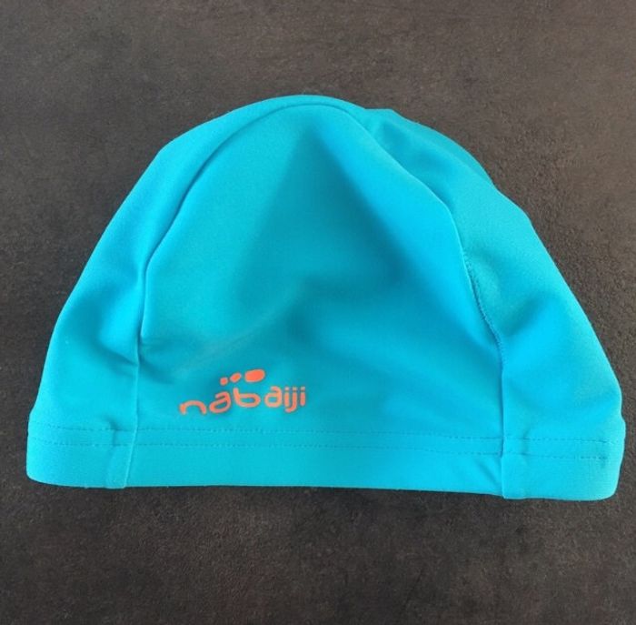 Bonnet de bain bébé bleu Décathlon