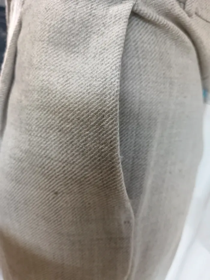 COS "Pantalon large taille haute beige" t. 38 - photo numéro 13