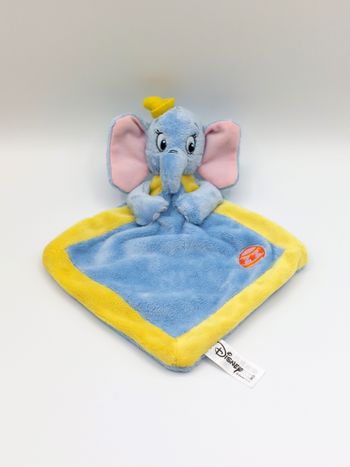 Simba Toys DISNEY Doudou peluche éléphant Dumbo mouchoir bleu jaune ballon