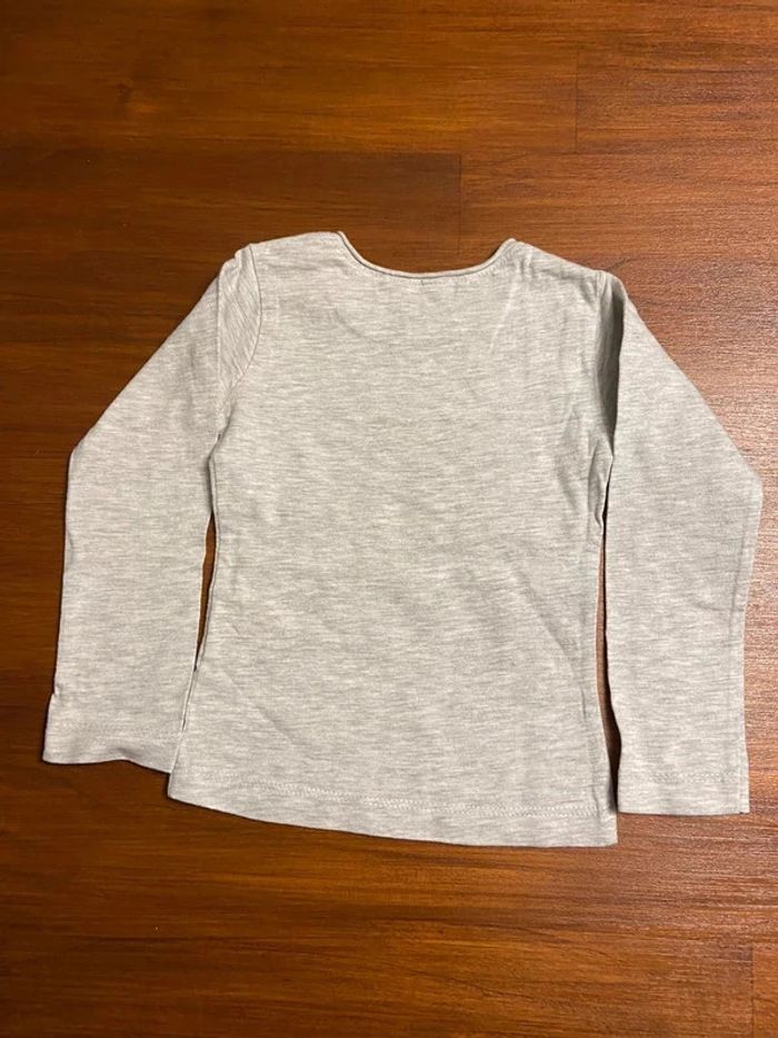 T-shirt manches longues 3 pommes 6/9 mois - photo numéro 3