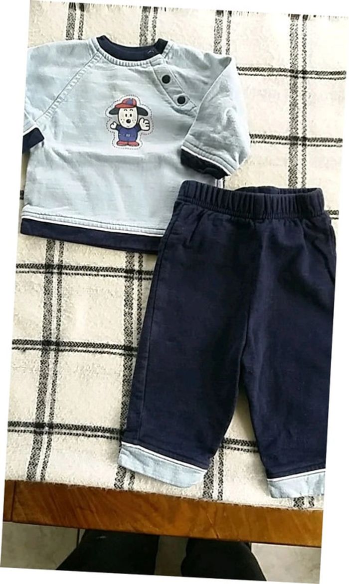 Ensemble garçon taille 6 mois