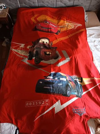 Ensemble housse de couette + 1 taie d'oreiller "Cars" (D83)