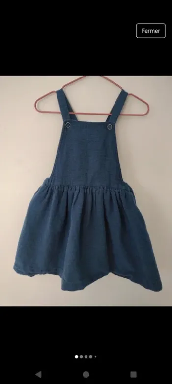 Robe en coton et viscose