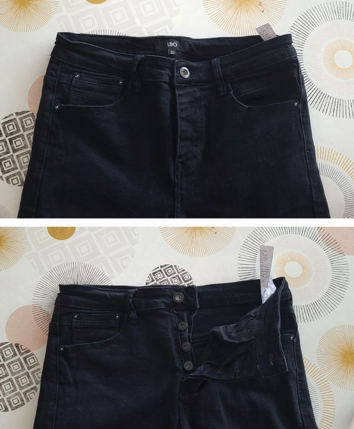 La Boutique Officielle LBO Jean TFr38/TUS28/TM - Noir-Coupe Skinny  en TBE - photo numéro 5