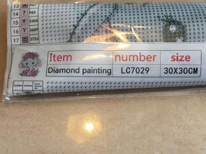 Diamond painting, 30 x 30 cm, neuf - photo numéro 3