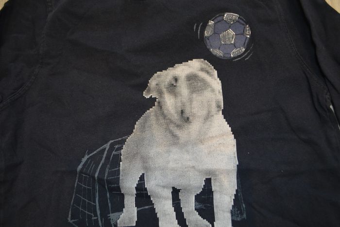 Tee shirt manches longues NKY 8 ans chien ballon - photo numéro 2