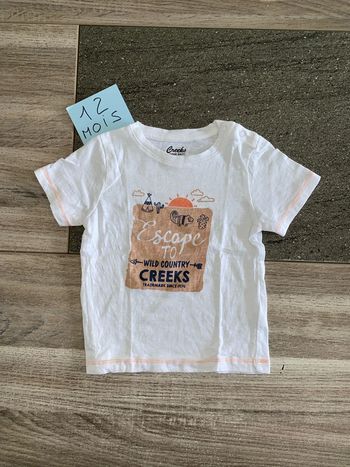 T-shirt manches courtes 12 mois