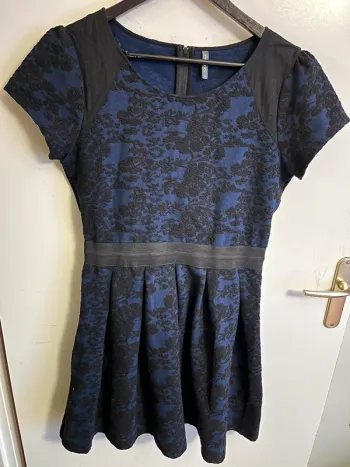 Robe baroque bleu NAFNAF t.xl
