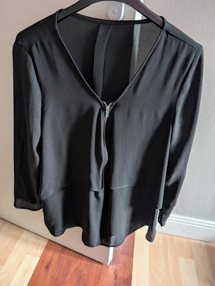 Blouse manches longues double longueur