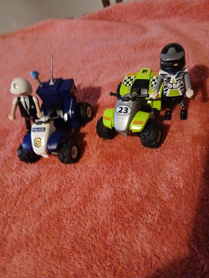 Deux quads playmobil - photo numéro 3