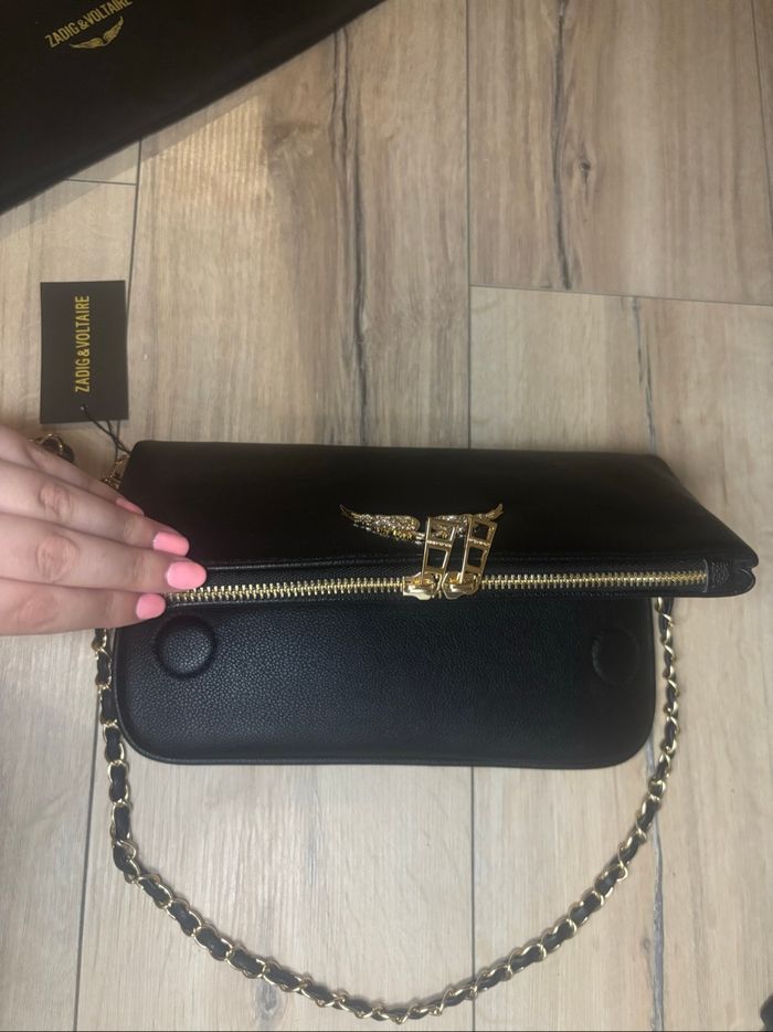 Sac zadig & voltaire doré - photo numéro 4