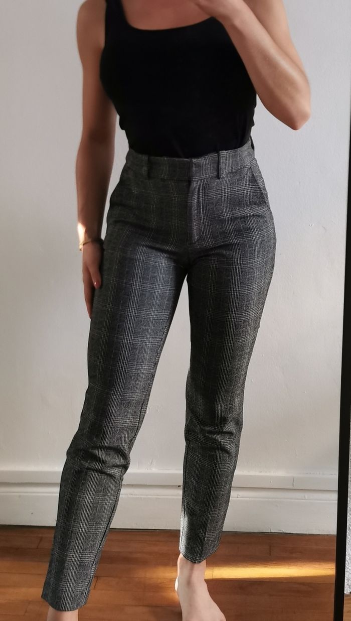 Pantalon à carreaux