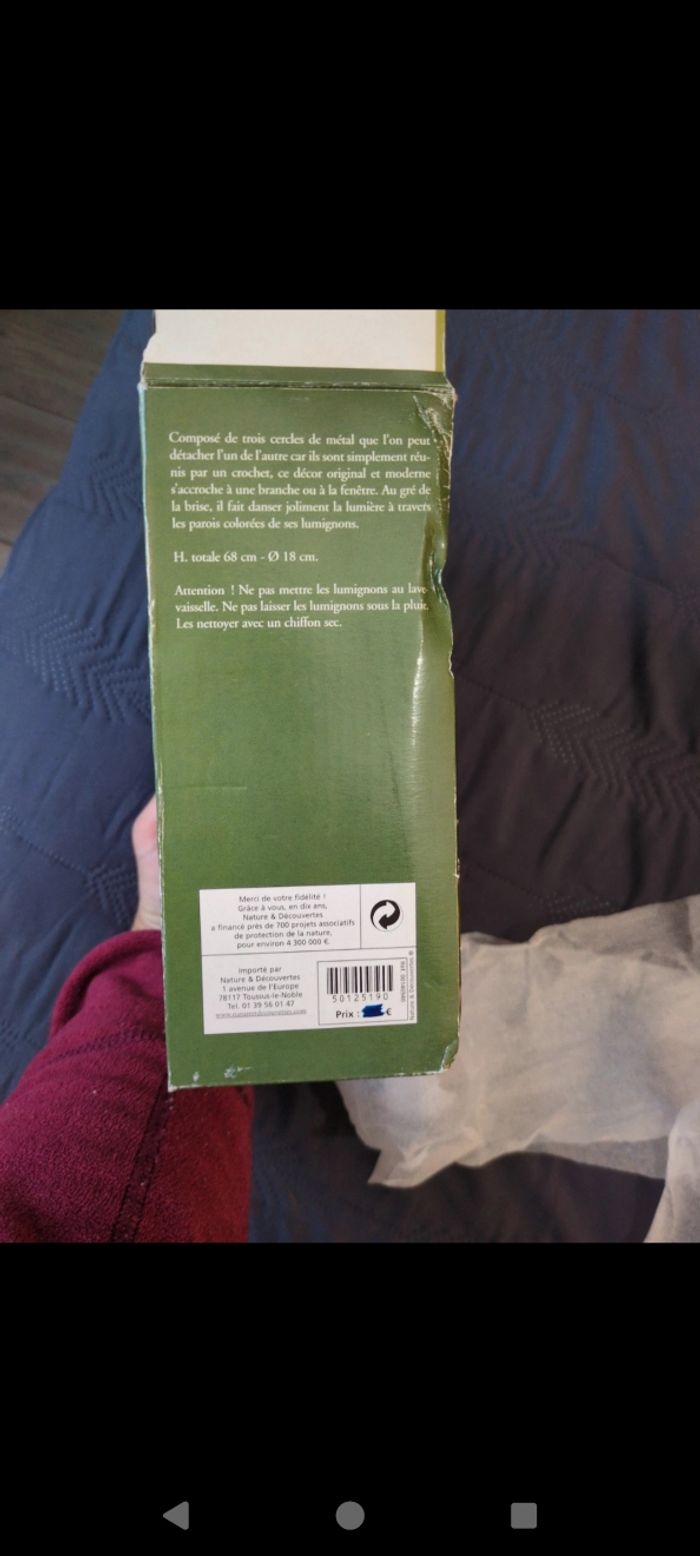 Décoration a suspendre photophore - photo numéro 3