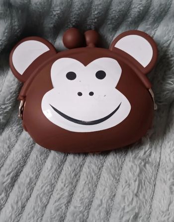 Porte monnaie singe