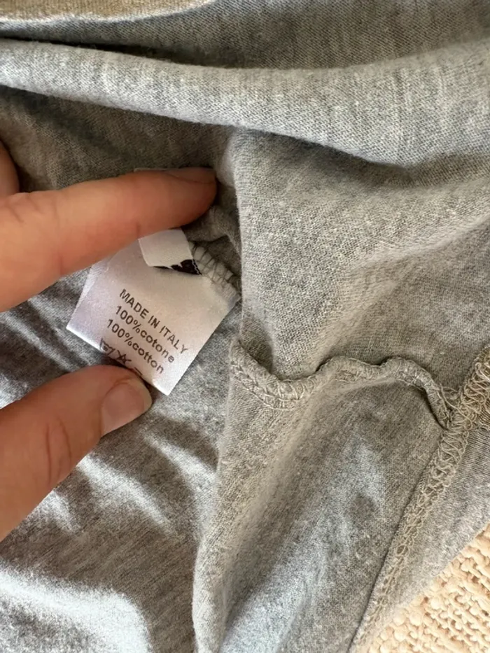 Débardeur long gris doré Kosmika – Taille L – 100% coton - photo numéro 5