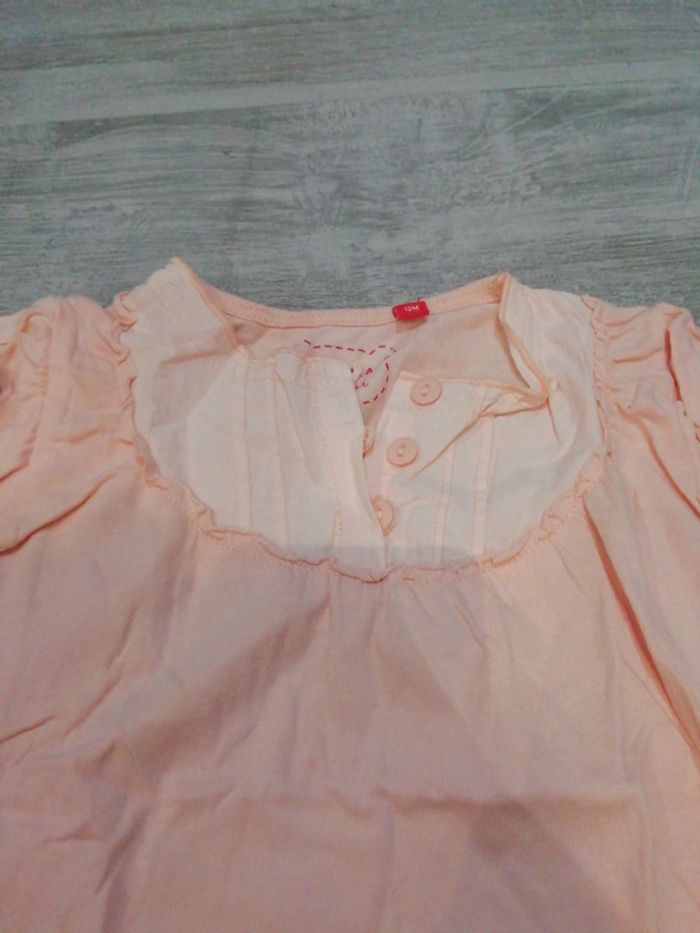 2 Hauts manches courtes 12 mois fille - photo numéro 7